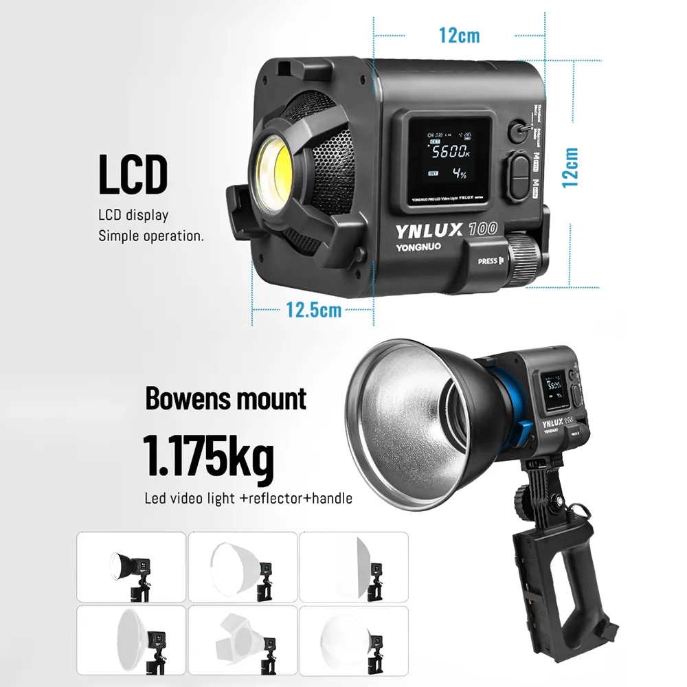 용누오 YNLUX100 100W 3200K-5600K  - Photography And Lighting 리뷰 및 가격