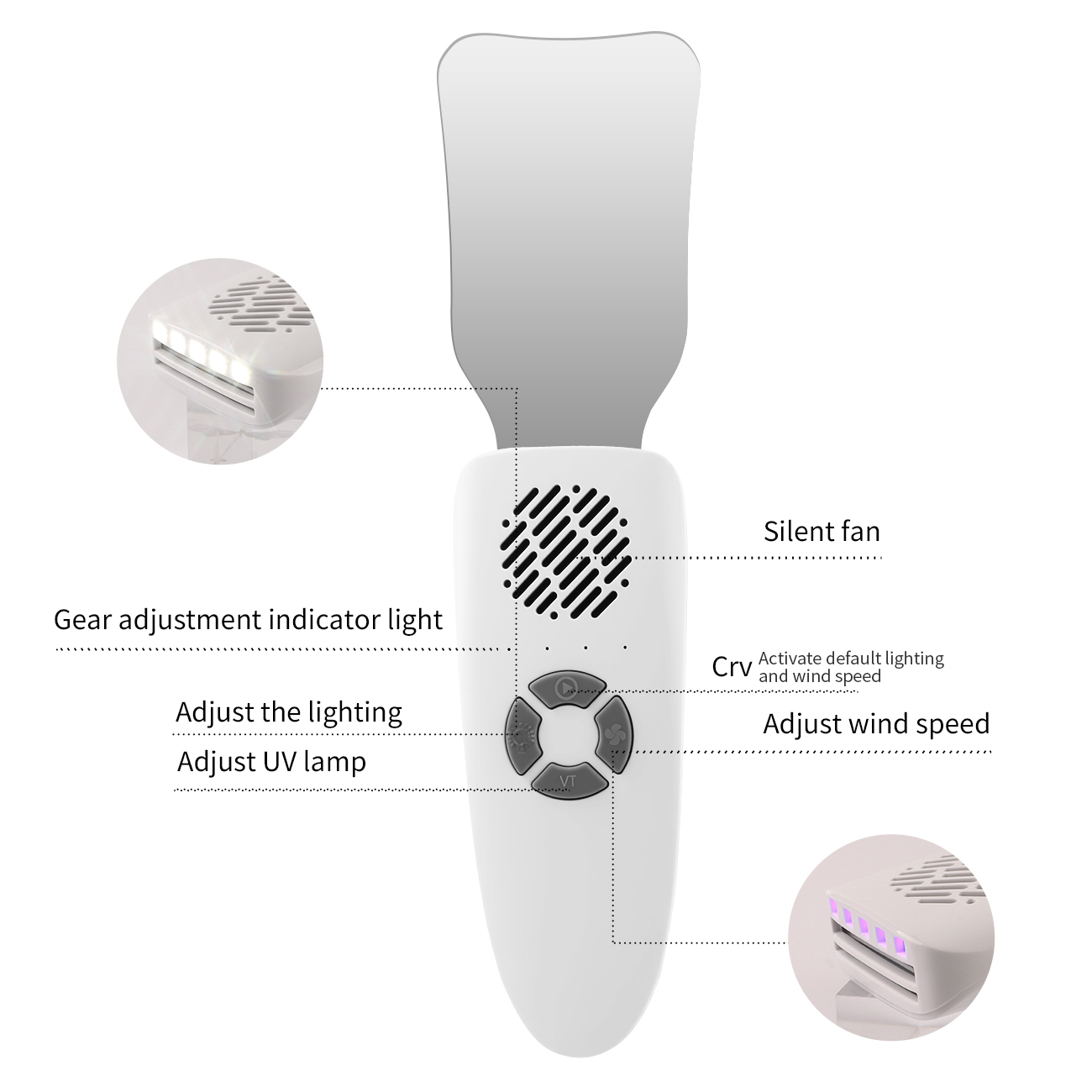 치과용 김서림 방지 거울 키트 LED 조명 거울 구강  - Photography And Lighting 리뷰 및 가격