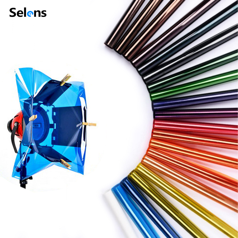 셀렌스 14색 40*50cm 필터 젤 세트 카메라 조명 - Photography Lighting Modifiers 리뷰 및 가격