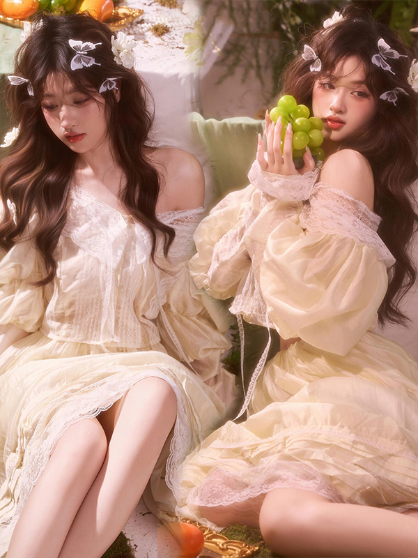 가벼운 웨딩드레스 빈티지 유화 스타일 예술적인 숲 시스 - Photography Lighting Style 리뷰 및 가격