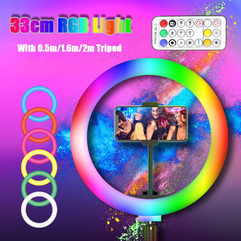 13 인치 RGB Led Selfie 링 라이트 0.5 - Photography Lighting Set Up 리뷰 및 가격