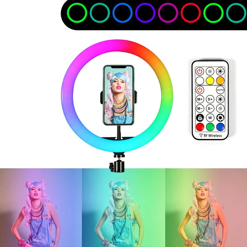 13 인치 RGB Led Selfie 링 라이트 0.5 - Photography Lighting Set Up 리뷰 및 가격
