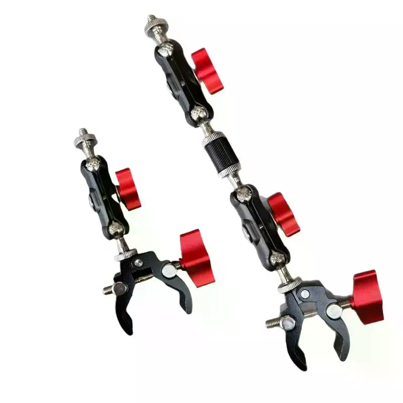 더블 볼 헤드가 있는 카메라 슈퍼 클램프 - 모니터/조 - Photography Lighting Rig 리뷰 및 가격