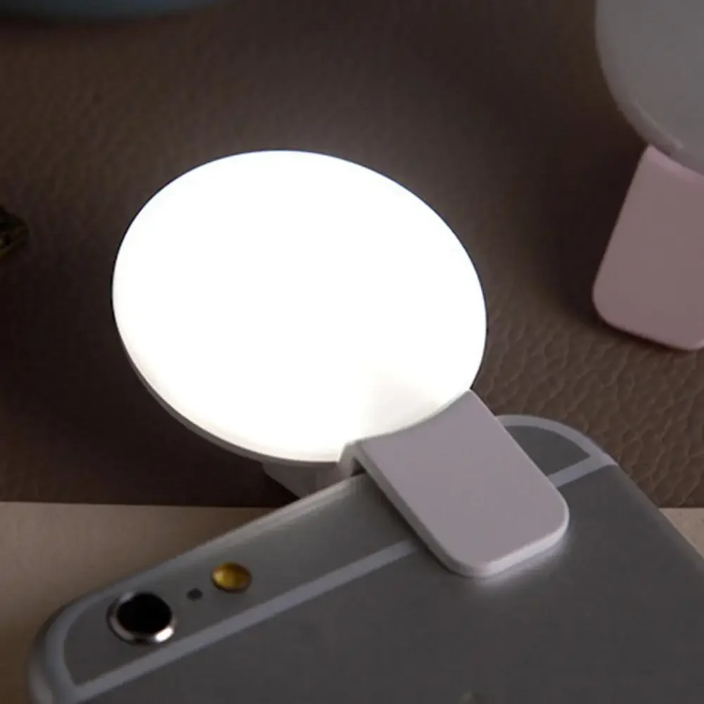 휴대 전화 LED Selfie 링 라이트 휴대용 미니  - Photography Lighting Set Up 리뷰 및 가격