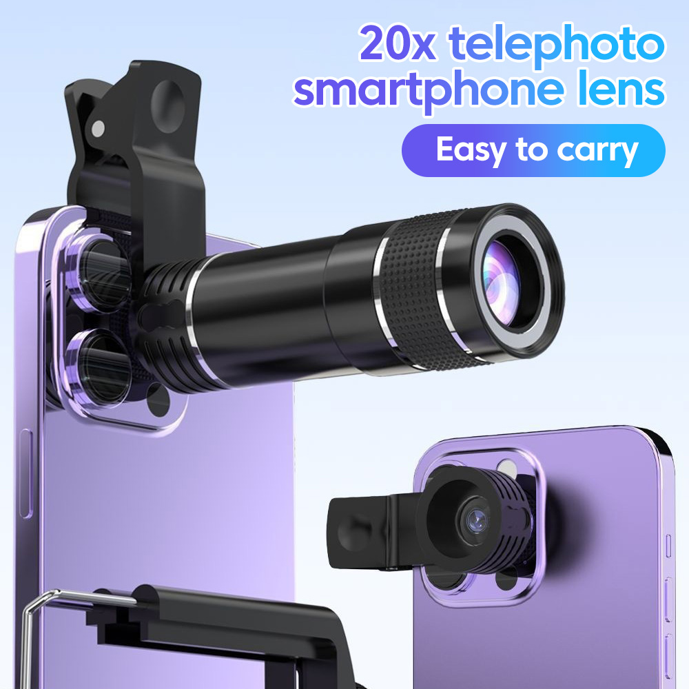 범용 20x 망원폰 렌즈 고화질 줌 카메라 외부 효과  - Photography Lighting Definition 리뷰 및 가격