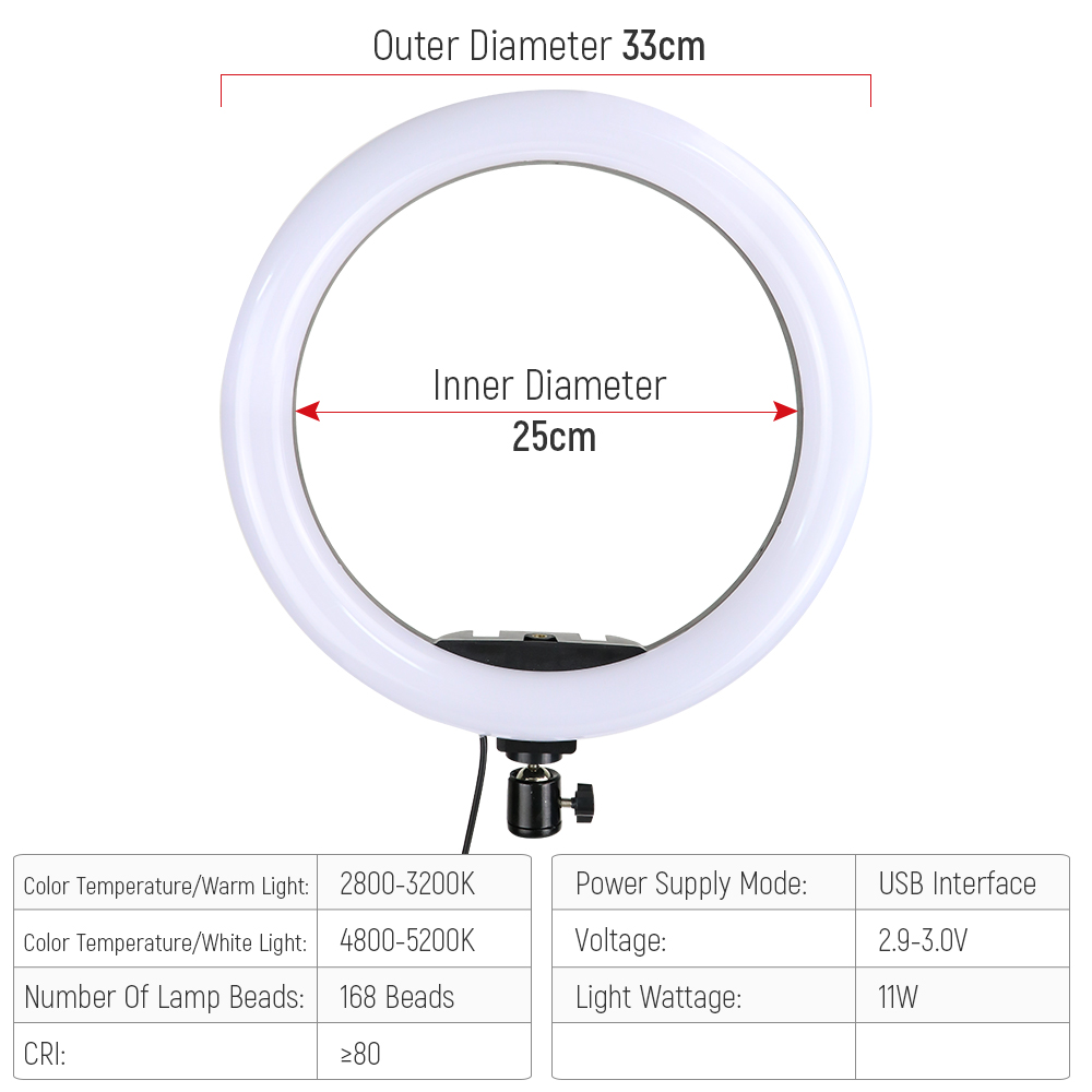 12 인치 RGB Led 링 라이트 0.5/1.6 삼각 - Photography Lighting Set Up 리뷰 및 가격
